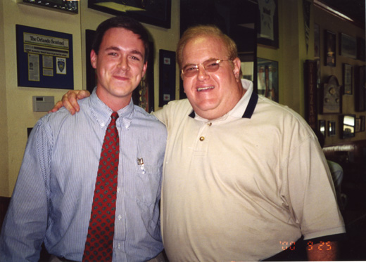 Burk Parsons with Lou Pearlman