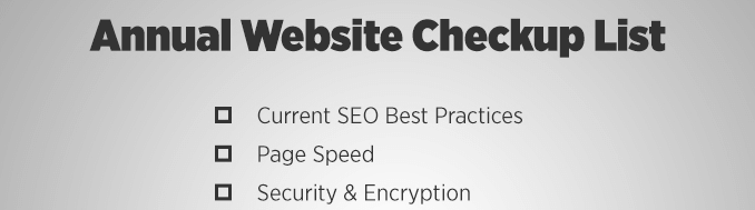 Website Annual Checklist