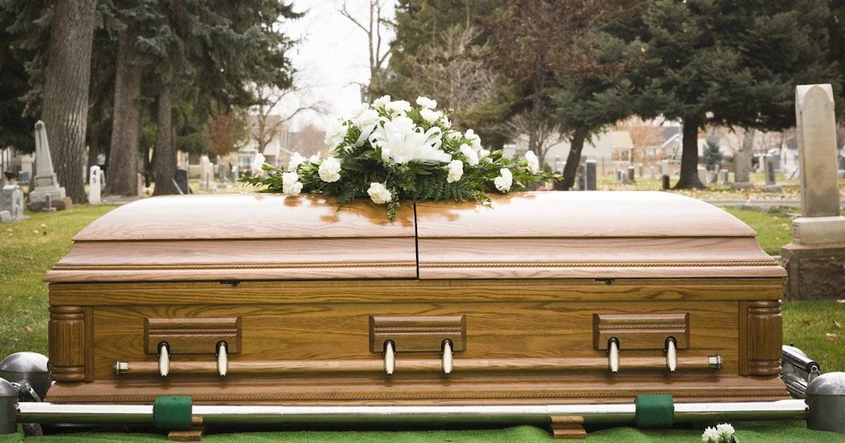 Funeral casket