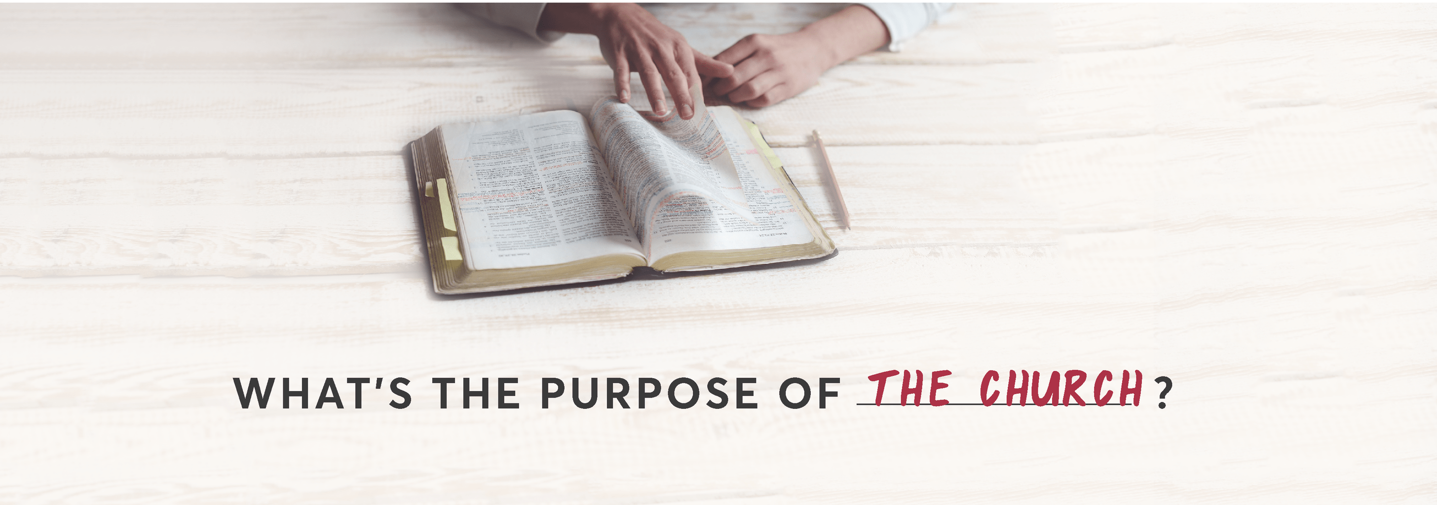 What is the purpose of the church