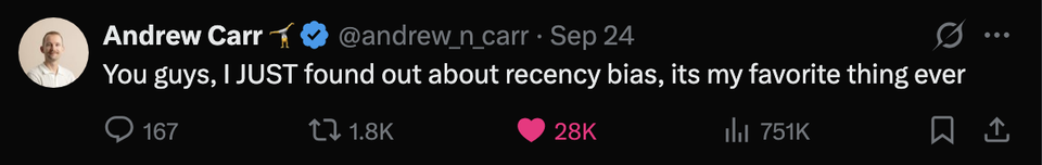 recency bias